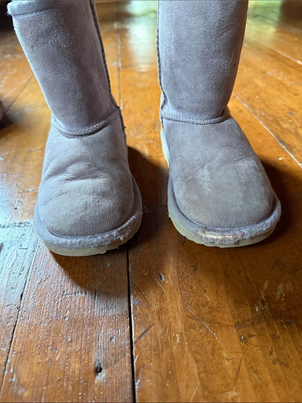 Kids Lilac Ugg Classic Short Boots